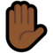 Raised Hand - Medium Black emoji on Microsoft